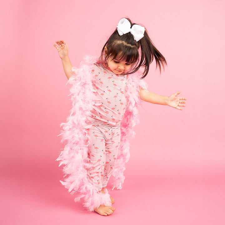 BAMBOO KIDS PAJAMAS || FANCY FLAMINGO