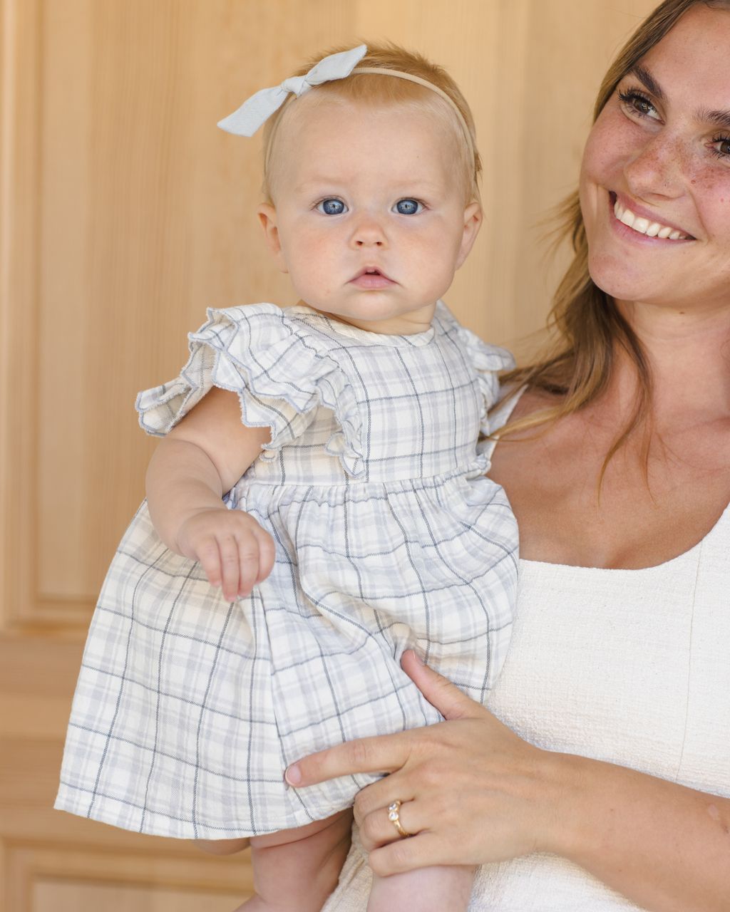 ALINA DRESS || BLUE PLAID
