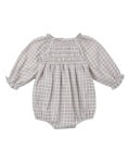 EDEN ROMPER || BLUE GINGHAM