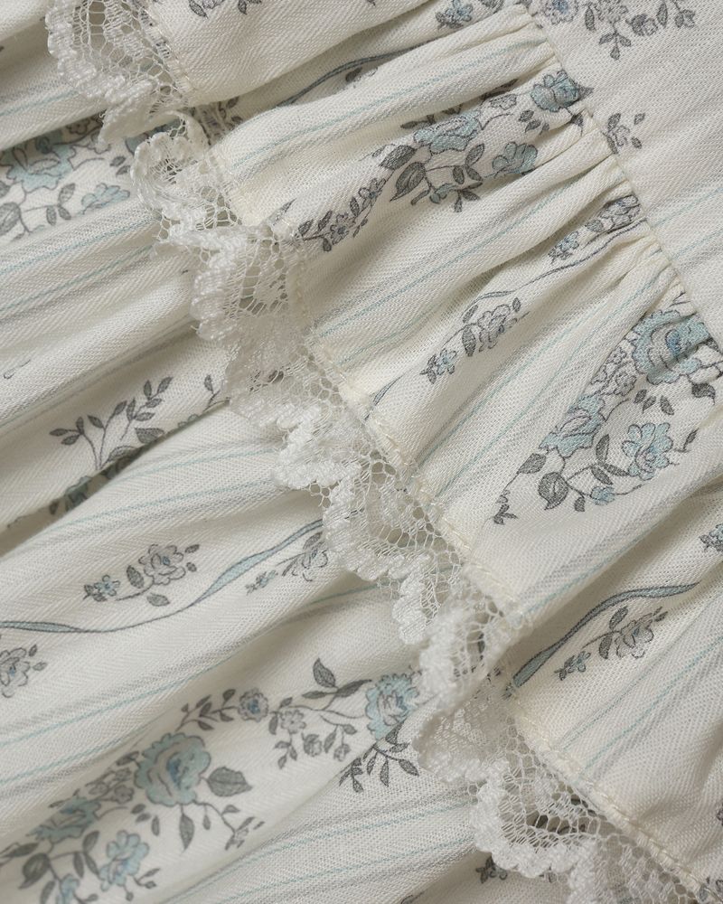 ALICE ROMPER || FRENCH FLORAL STRIPE