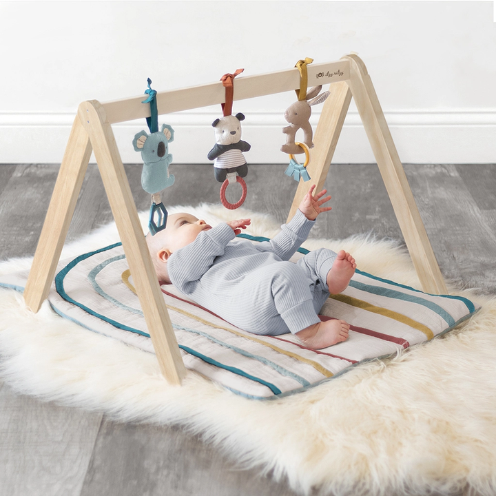 BITZY BESPOKE RITZY ACTIVITY WOODEN GYM || RAINBOW