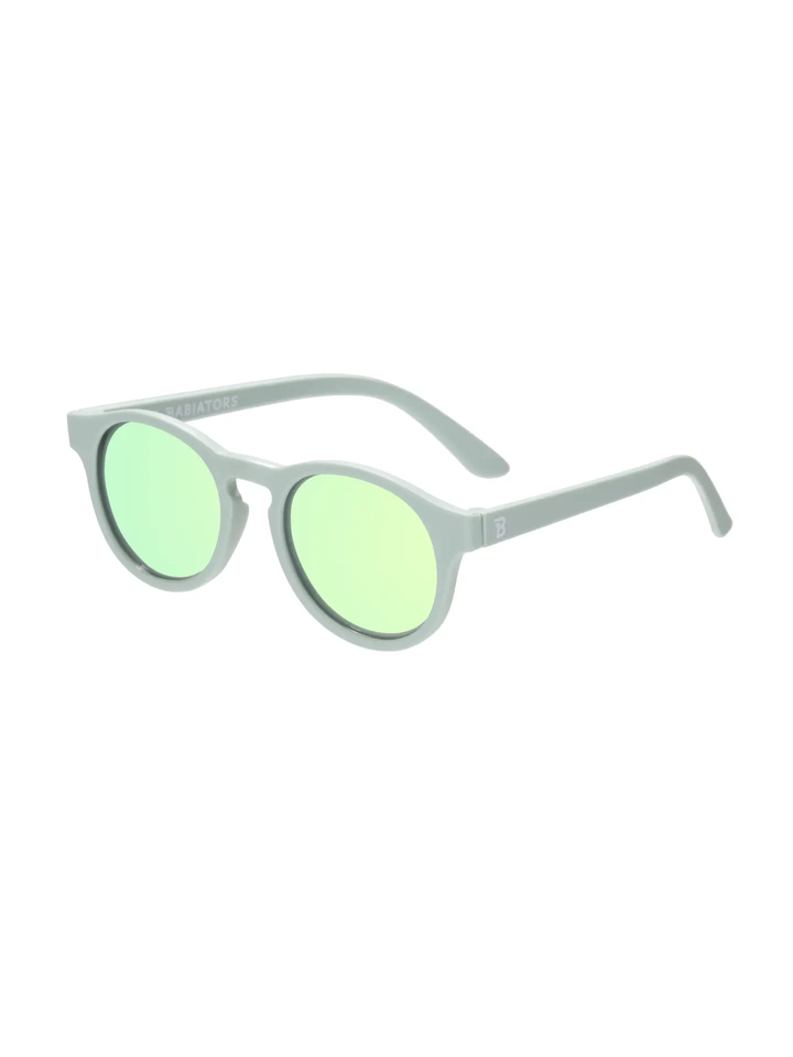 POLARIZED KEYHOLE SUNGLASSES||SEAFOAM BLUE