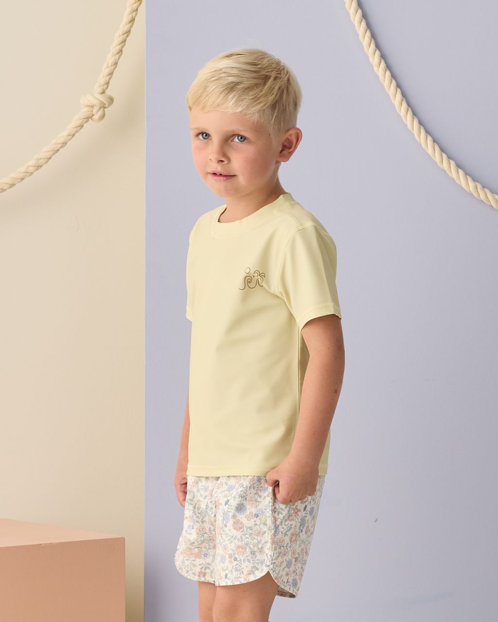 SHORT SLEEVE RASHGUARD || CITRON