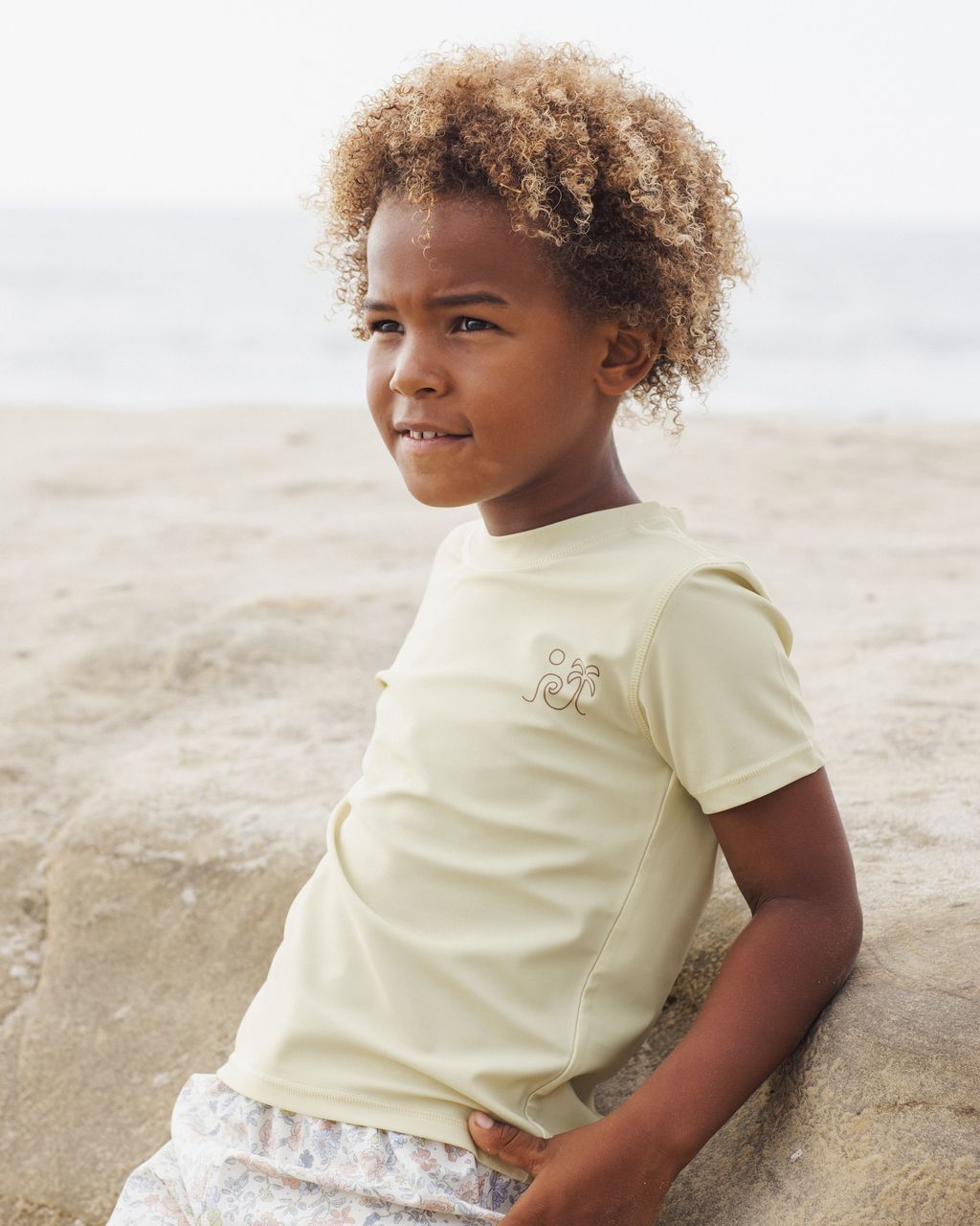 SHORT SLEEVE RASHGUARD || CITRON