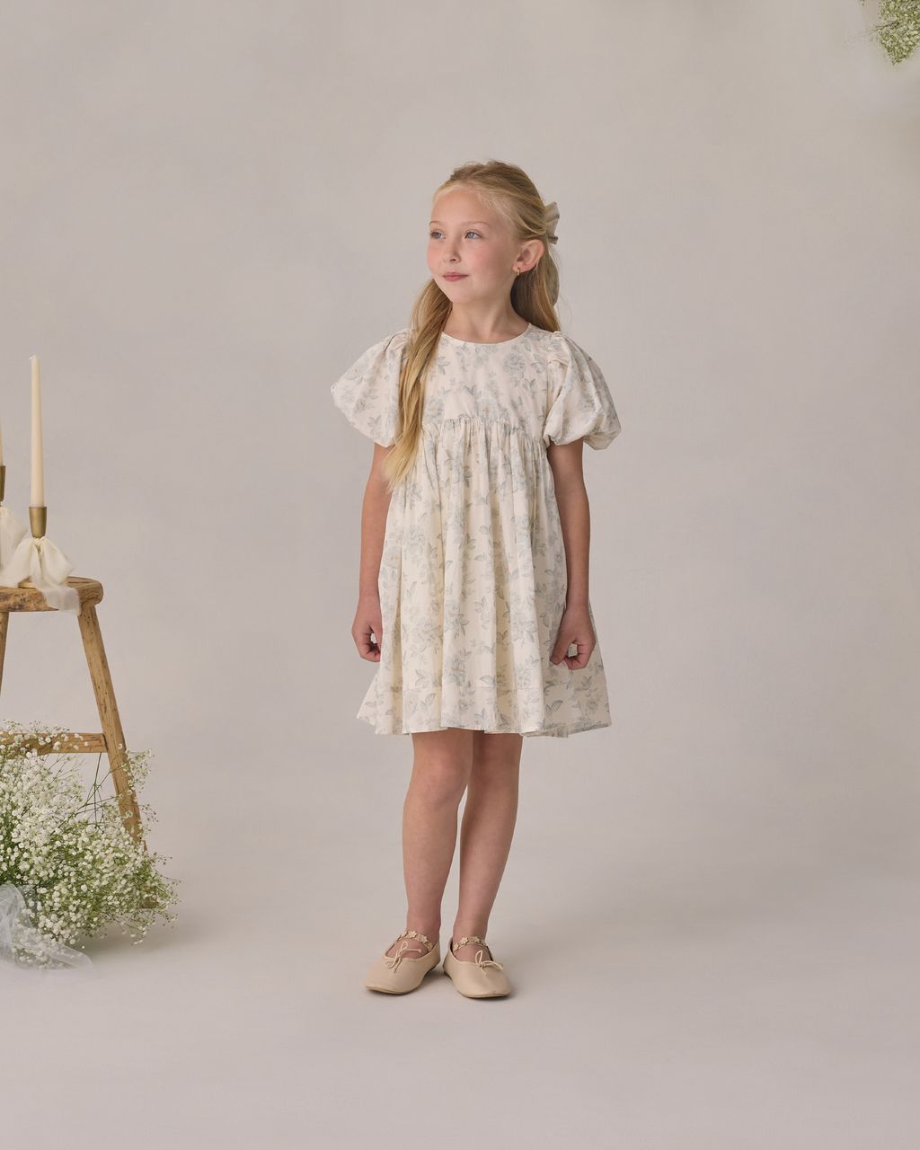 LUNA DRESS || MIST ENGLISH ROSE