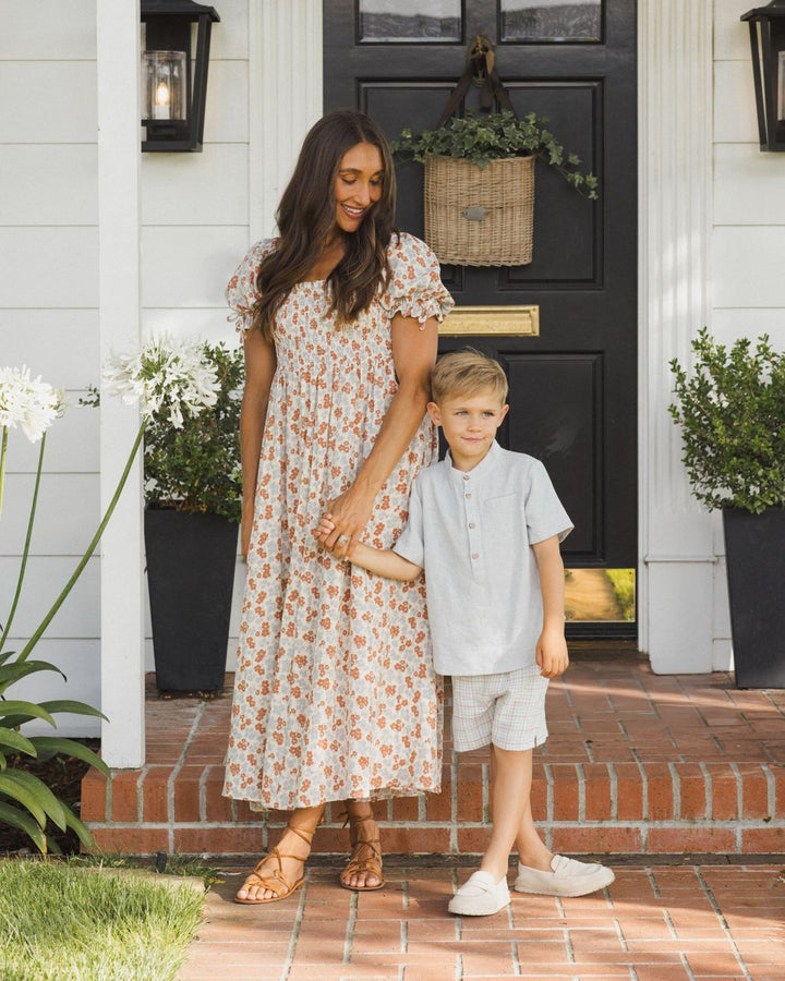 MASON SHIRT || HEATHERED LIGHT BLUE