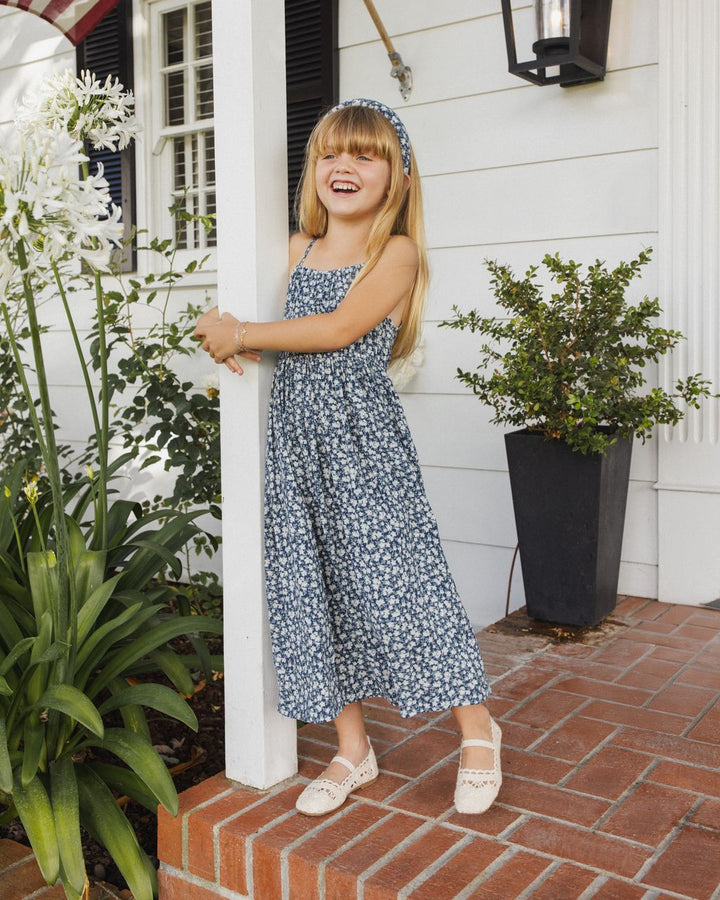 DELIA DRESS || NAVY FLORAL