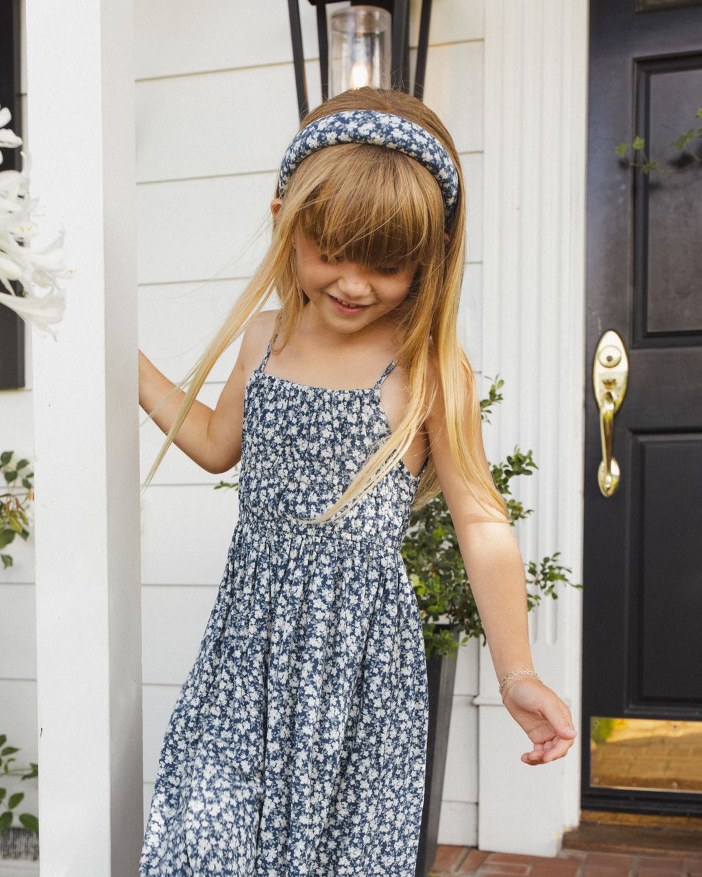 DELIA DRESS || NAVY FLORAL