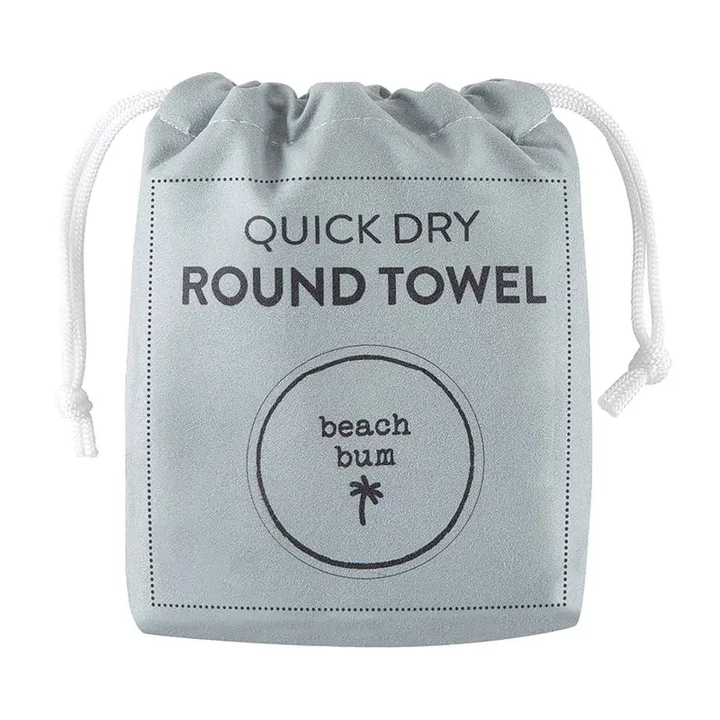 QUICK DRY ROUND TOWEL || BEACH BUM