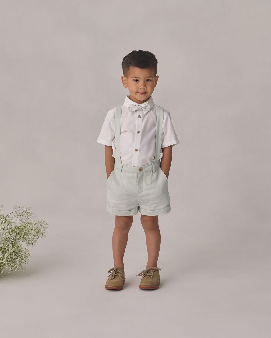 BOW TIE || FRENCH FLORAL STRIPE