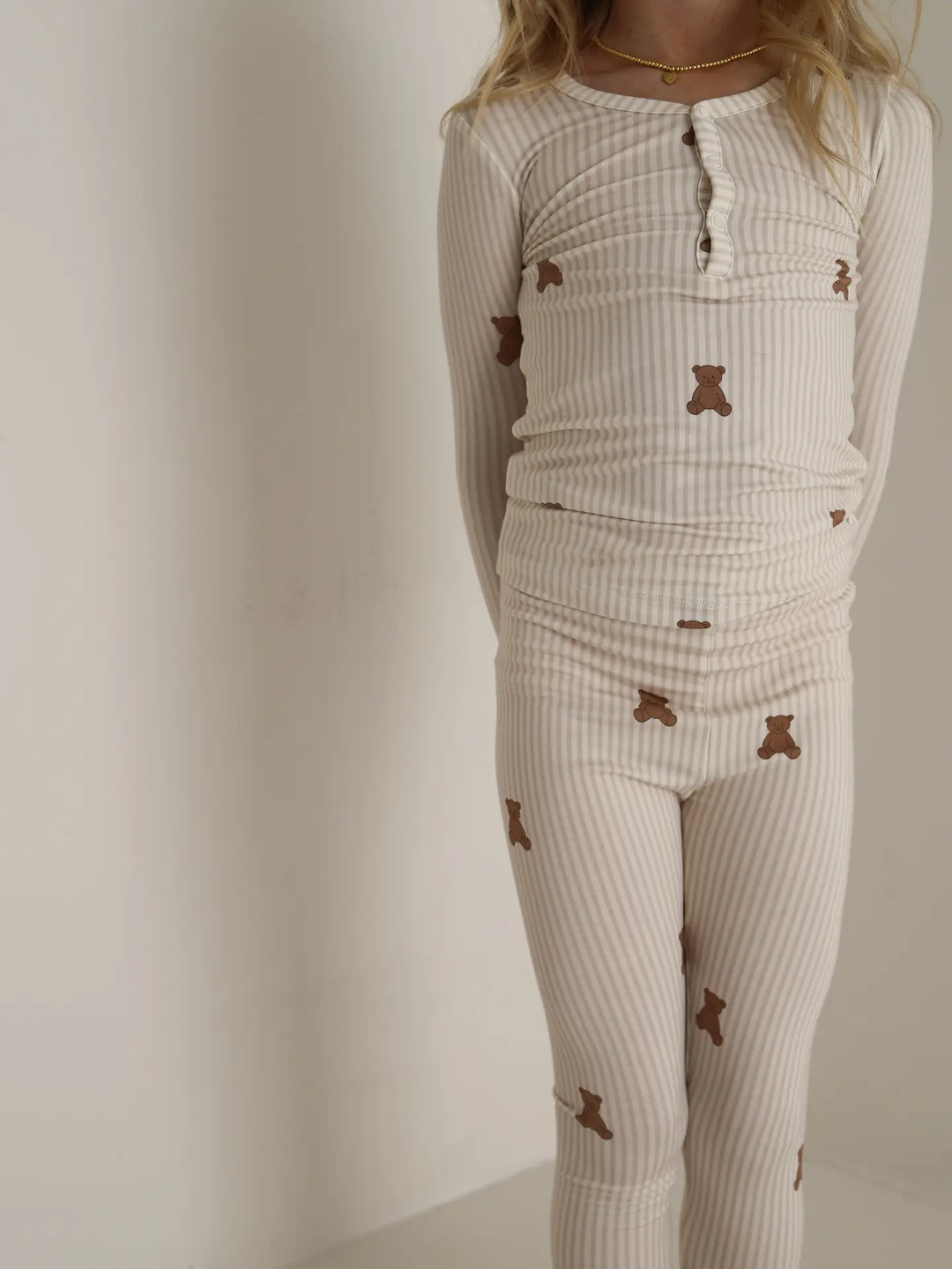 BAMBOO TWO PIECE PJS || TEDDY
