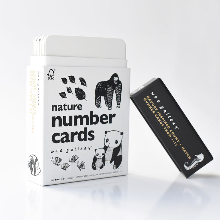 NATURE NUMBER CARDS