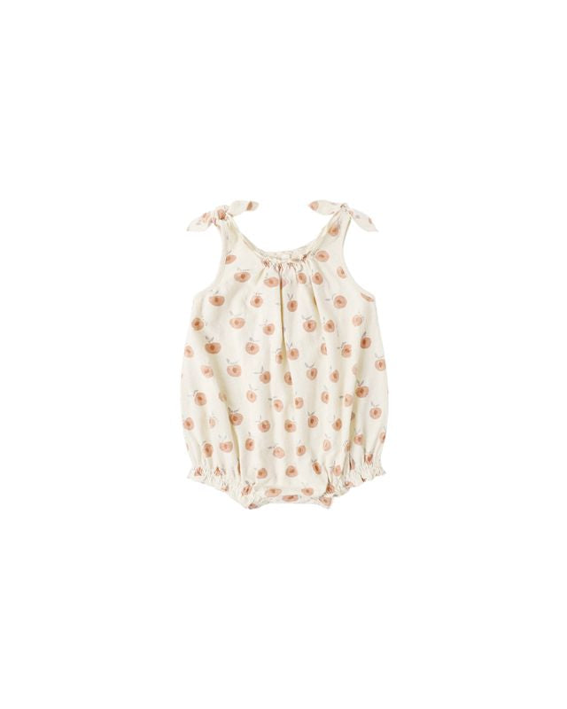 SHOULDER TIE BUBBLE || PEACHES