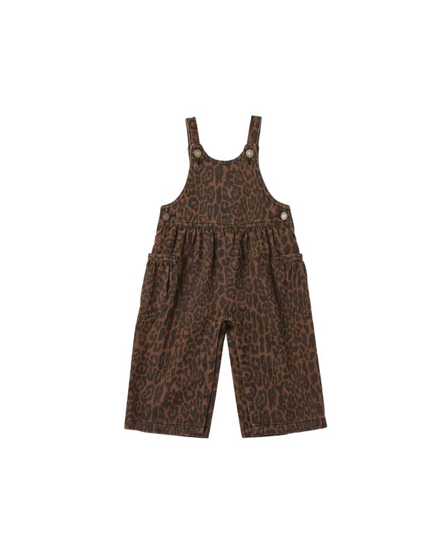 WIDE LEG OVERALL || LEOPARD