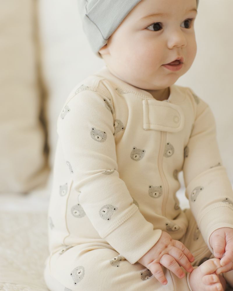 ZIP LONG SLEEVE SLEEPER || BEARS