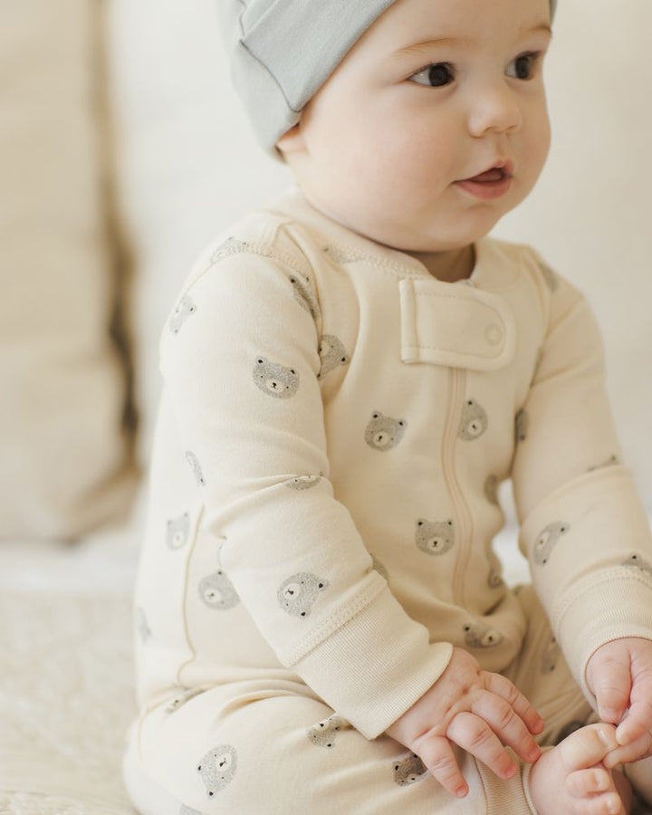ZIP LONG SLEEVE SLEEPER || BEARS