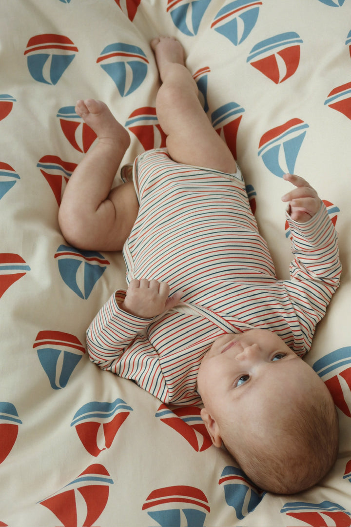 BASIC LS NEWBORN BODY || STRIPE TRICOLORE PETIT