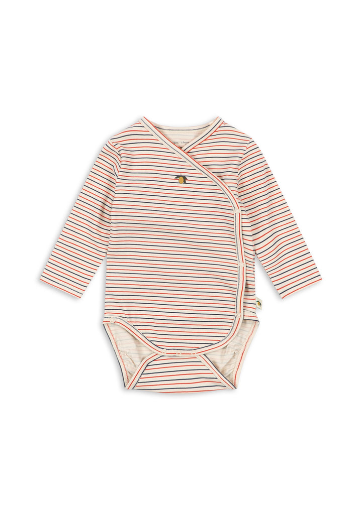 BASIC LS NEWBORN BODY || STRIPE TRICOLORE PETIT