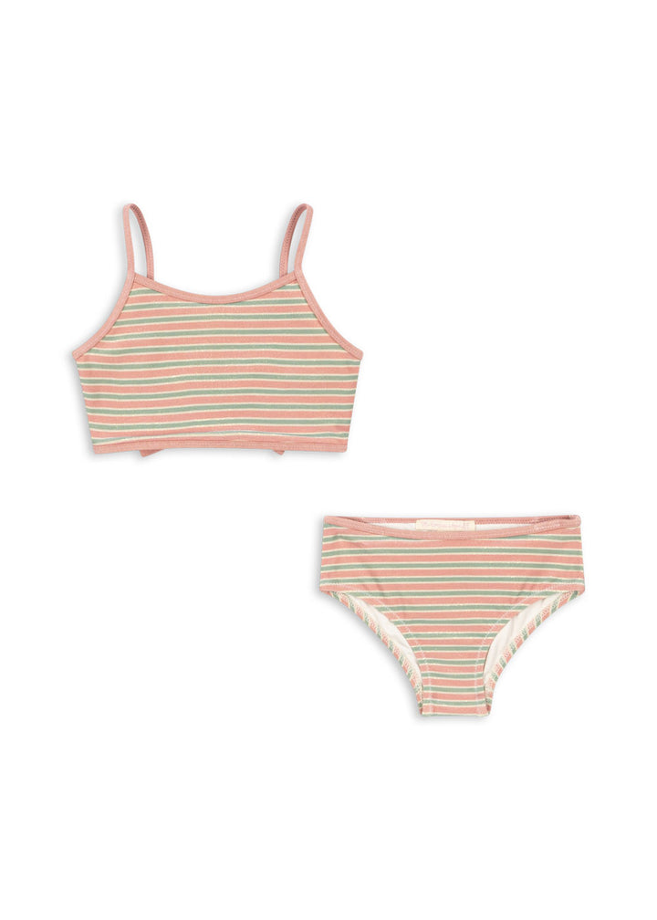 BOWWOW BIKINI || BLUSH STRIPE