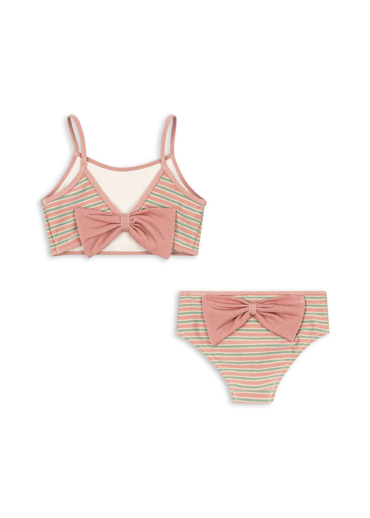 BOWWOW BIKINI || BLUSH STRIPE