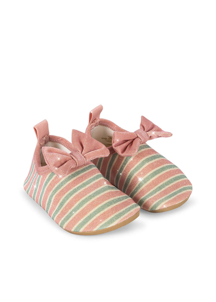 BOWWOW SWIM SHOES || BLUSH STRIPE